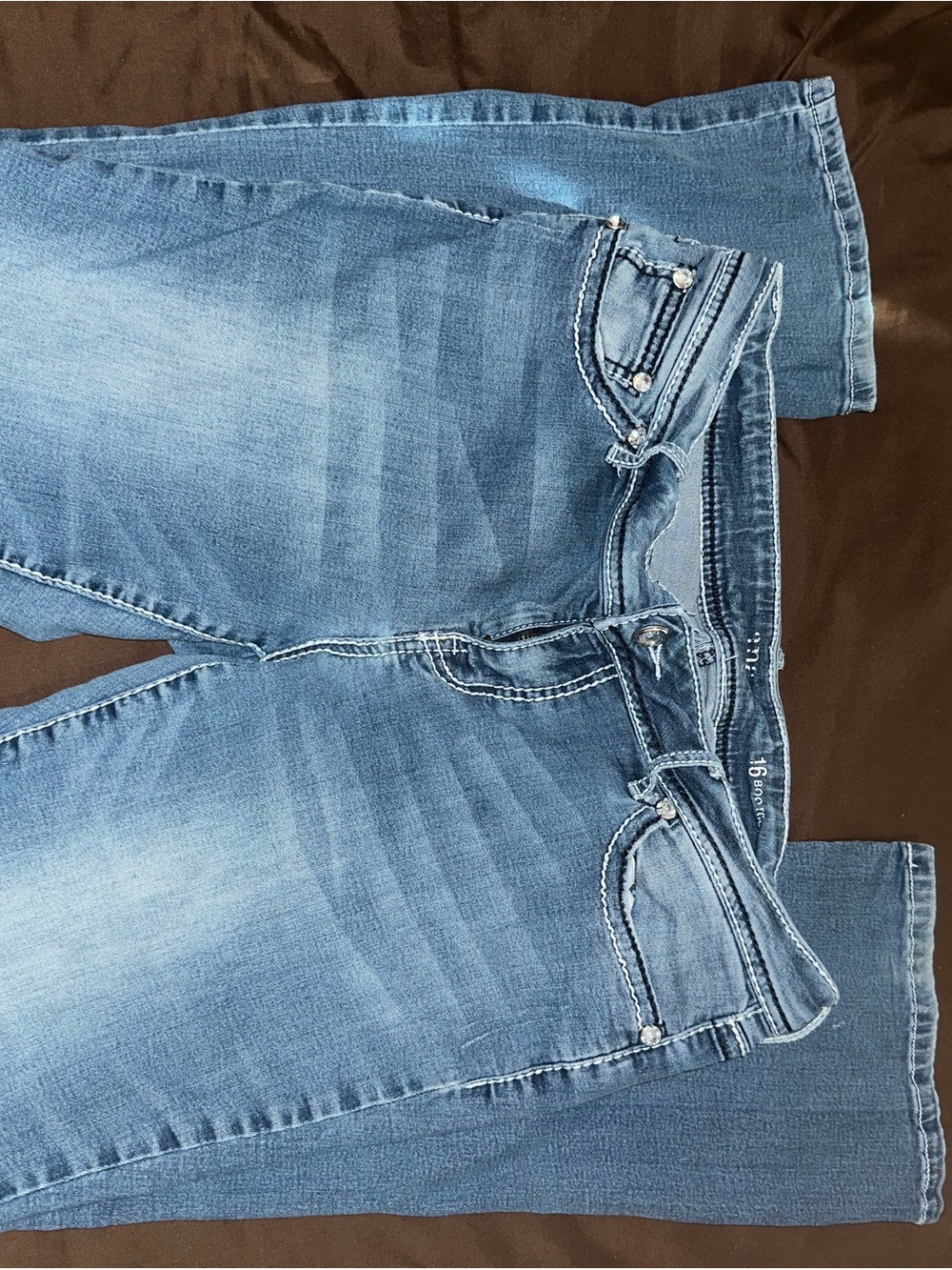 a.n.a Women's Light Blue Boot Cut Jeans